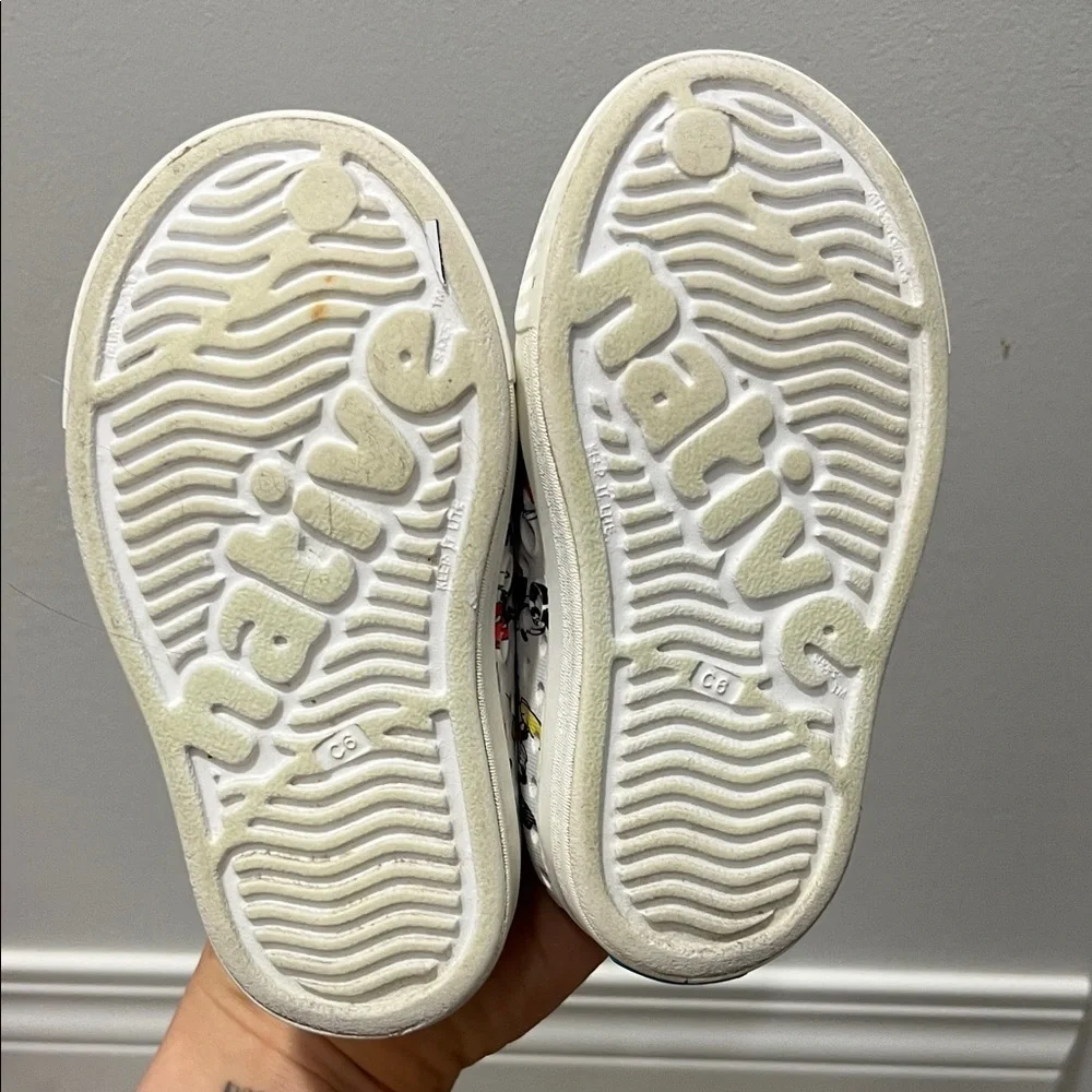 Native Kids Slip-On Sneakers - White, Red, Yellow - Picture 2 of 5